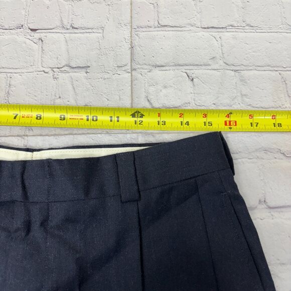 NWT Vintage Nautica Men Wool Cashmere Flannel Pants Size 32x32 Pleated D050 -11 - Picture 4 of 16